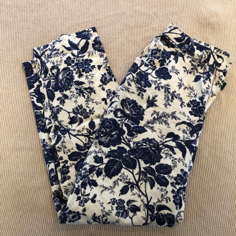 Ralph Lauren Floral Pants sz 12